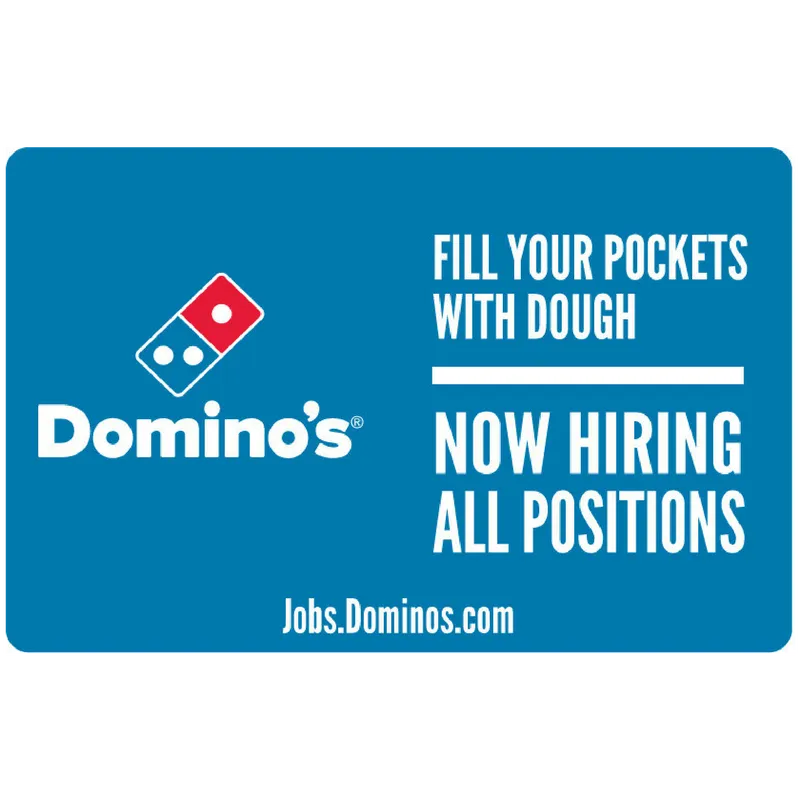 11x17 "Now Hiring All Positions" Counter Mat 4-Pack