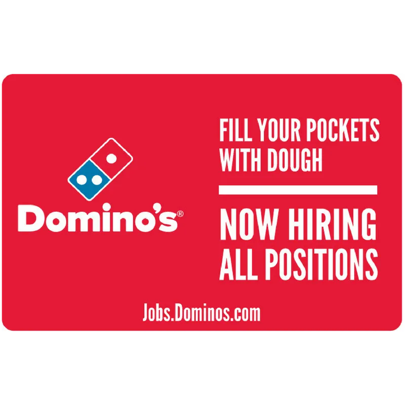 11x17 "Now Hiring All Positions" Counter Mat 4-Pack