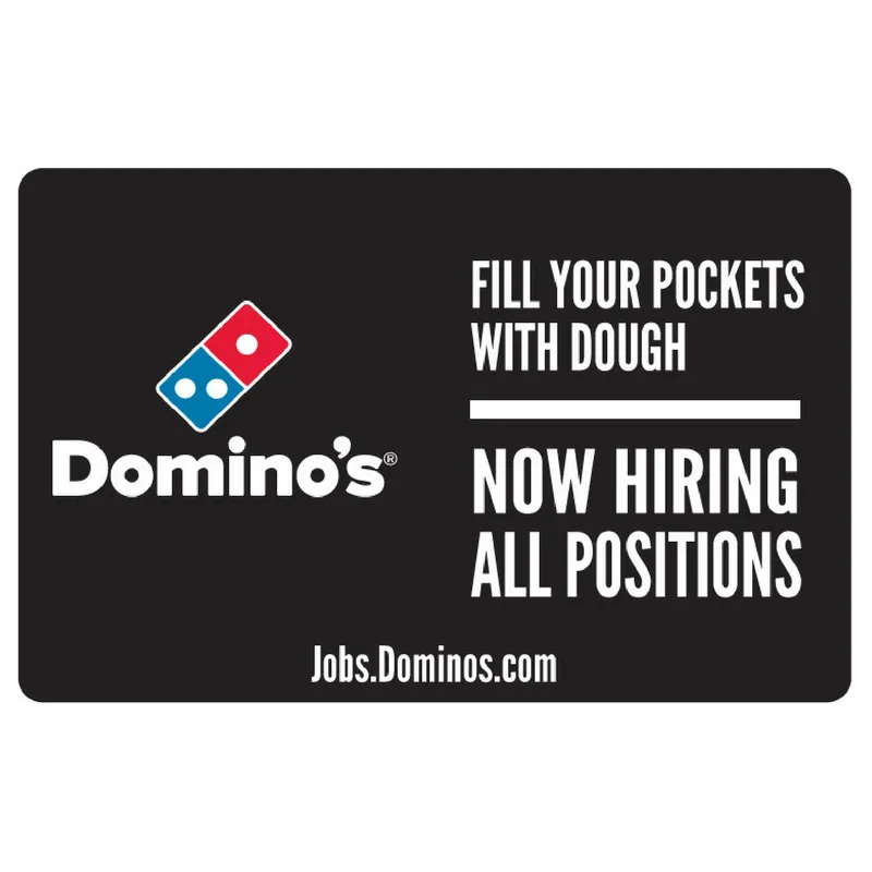 11x17 "Now Hiring All Positions" Counter Mat 4-Pack