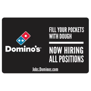 11x17 "Now Hiring All Positions" Counter Mat 4-Pack