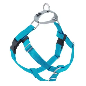 2 Hounds Design Turquoise Freedom No-Pull Dog Harness 1" Medium 24"-28"