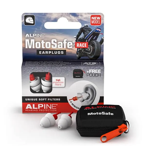 ALPINE MOTOSAFE TOUR EARPLUGS WITH MINI GRIP