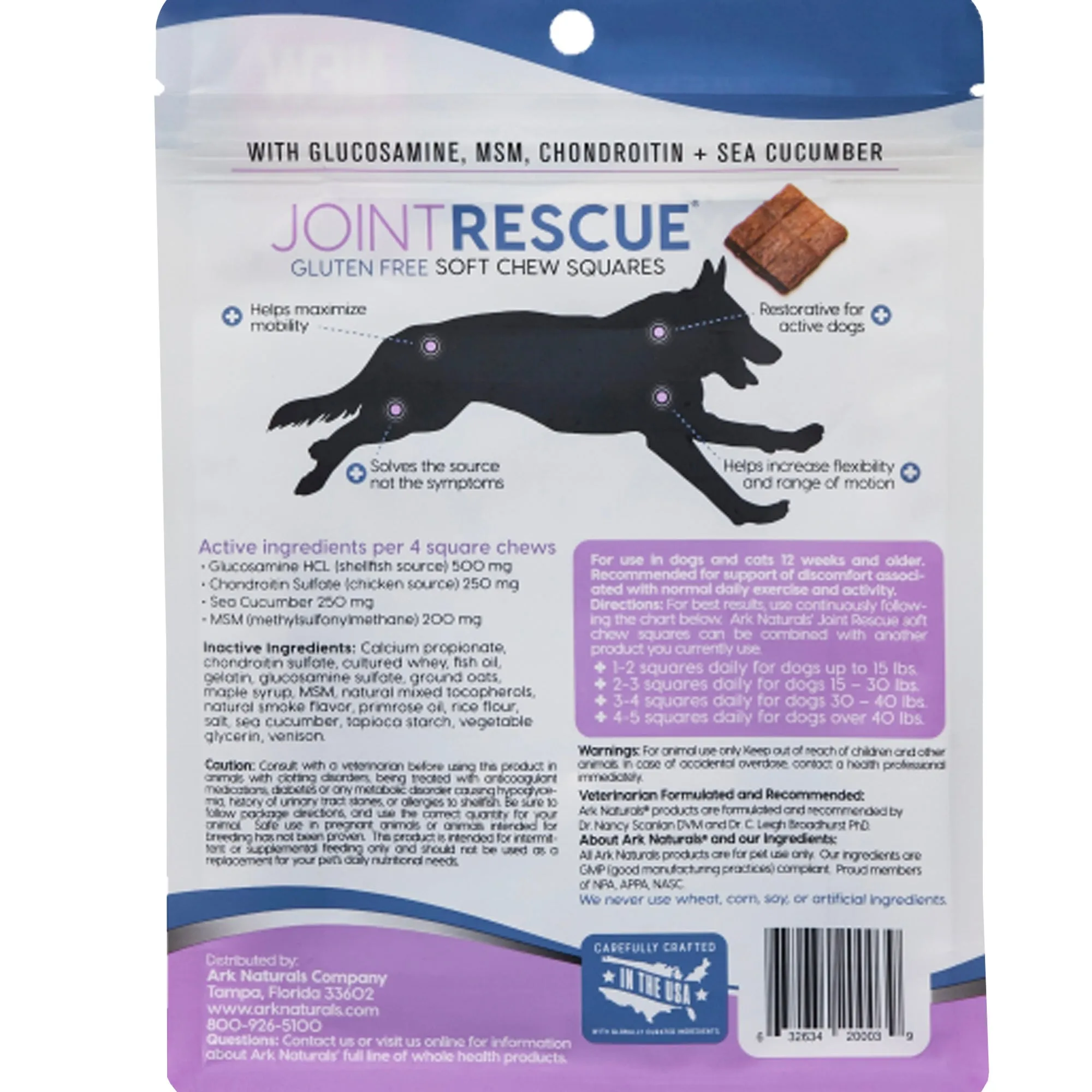 ark naturals sea mobility venison soft chews