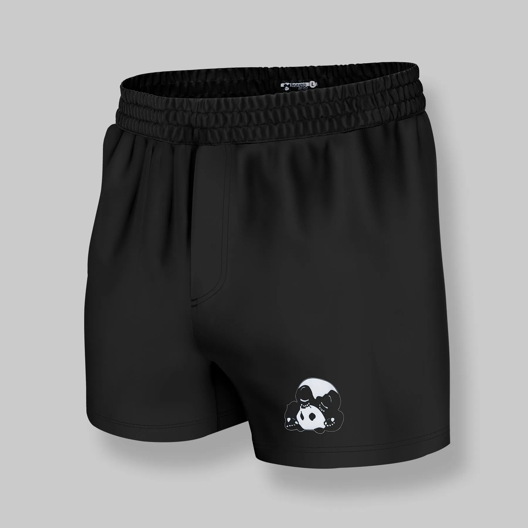 Black Layered No-Gi BJJ Shorts