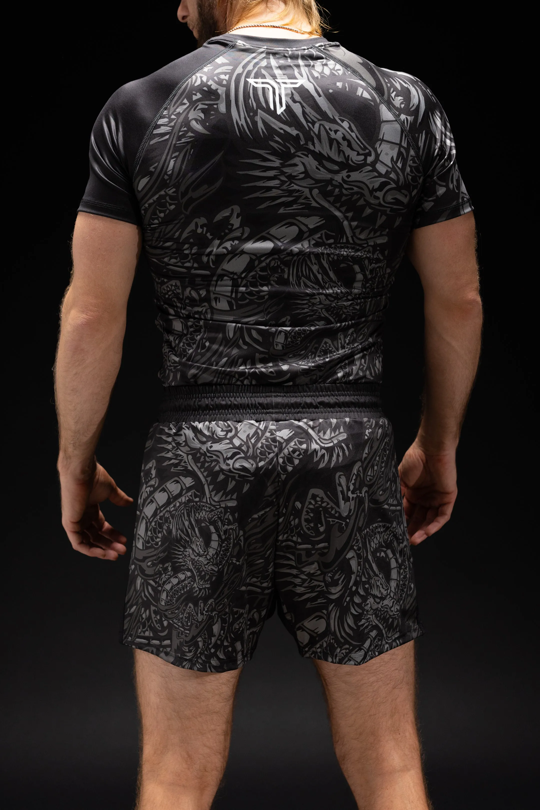 Blackout Iron Dragon Fight Shorts (5"&7“ Inseam)