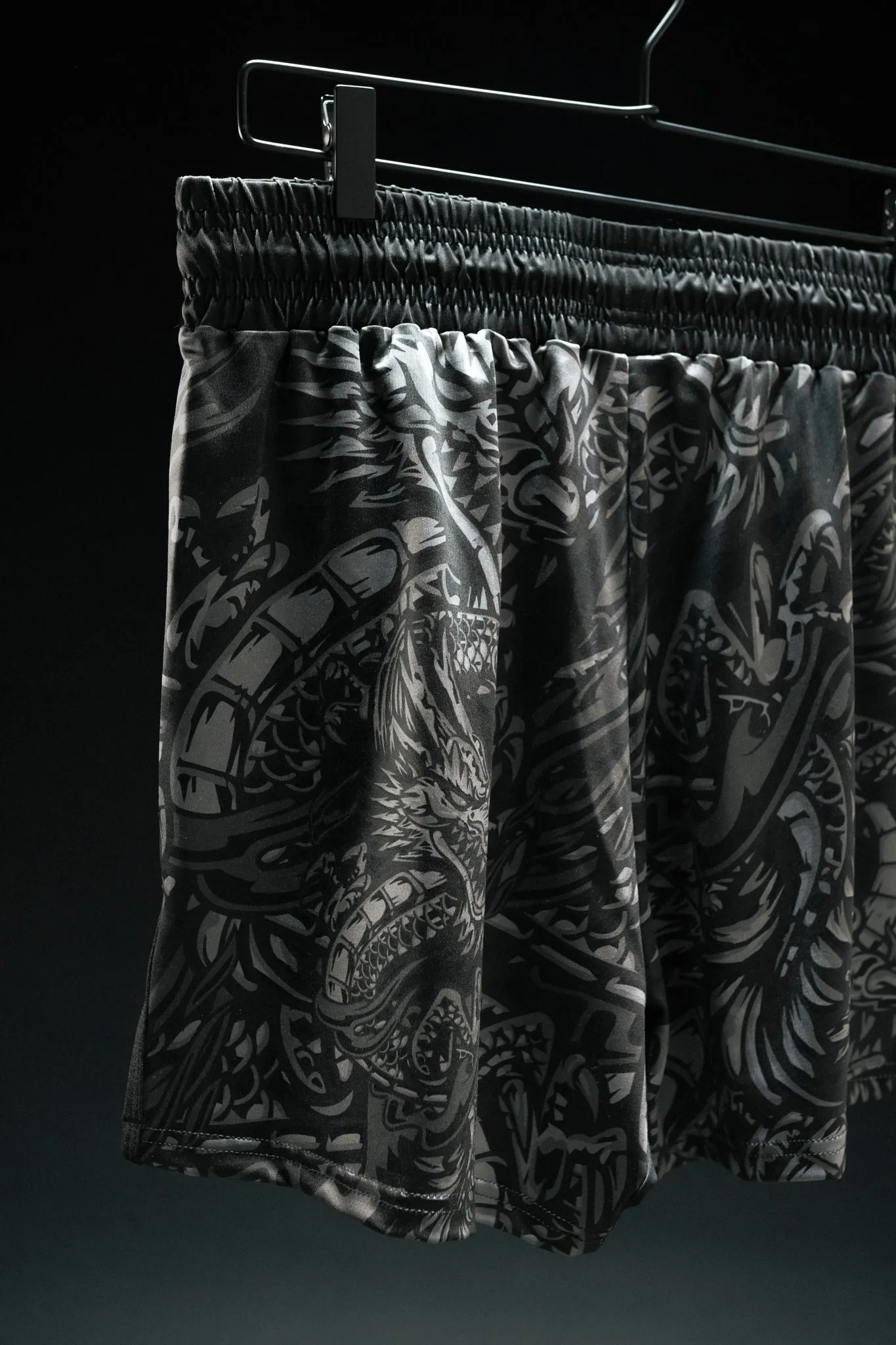 Blackout Iron Dragon Fight Shorts (5"&7“ Inseam)