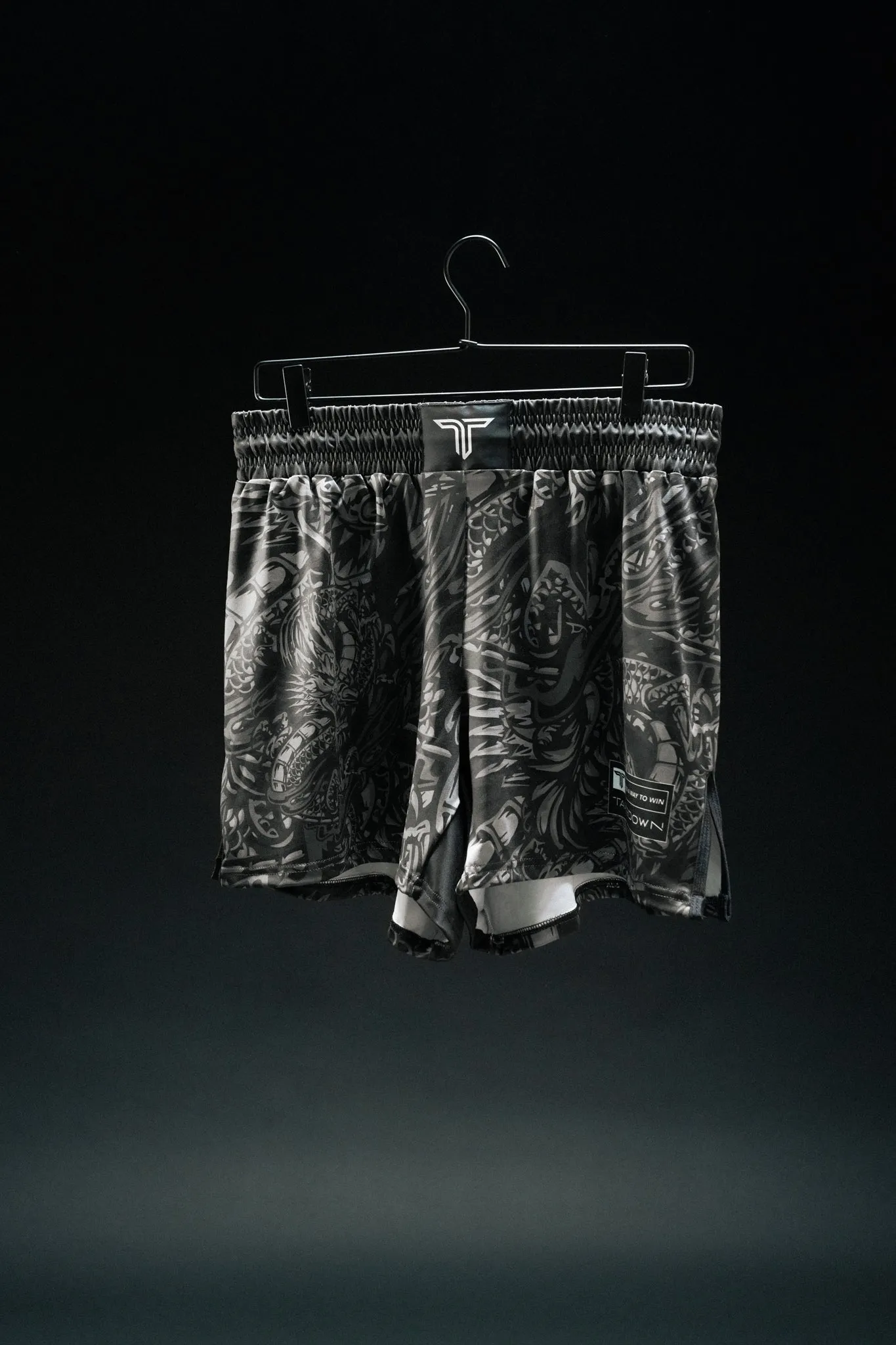 Blackout Iron Dragon Fight Shorts (5"&7“ Inseam)