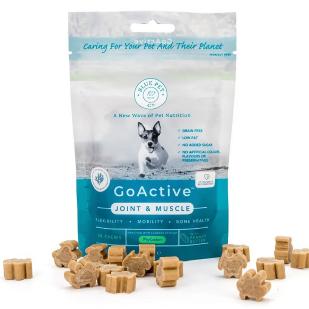 Blue Pet Co - GoActive Joint & Muscle Supplements For Dogs - Peanut Butter