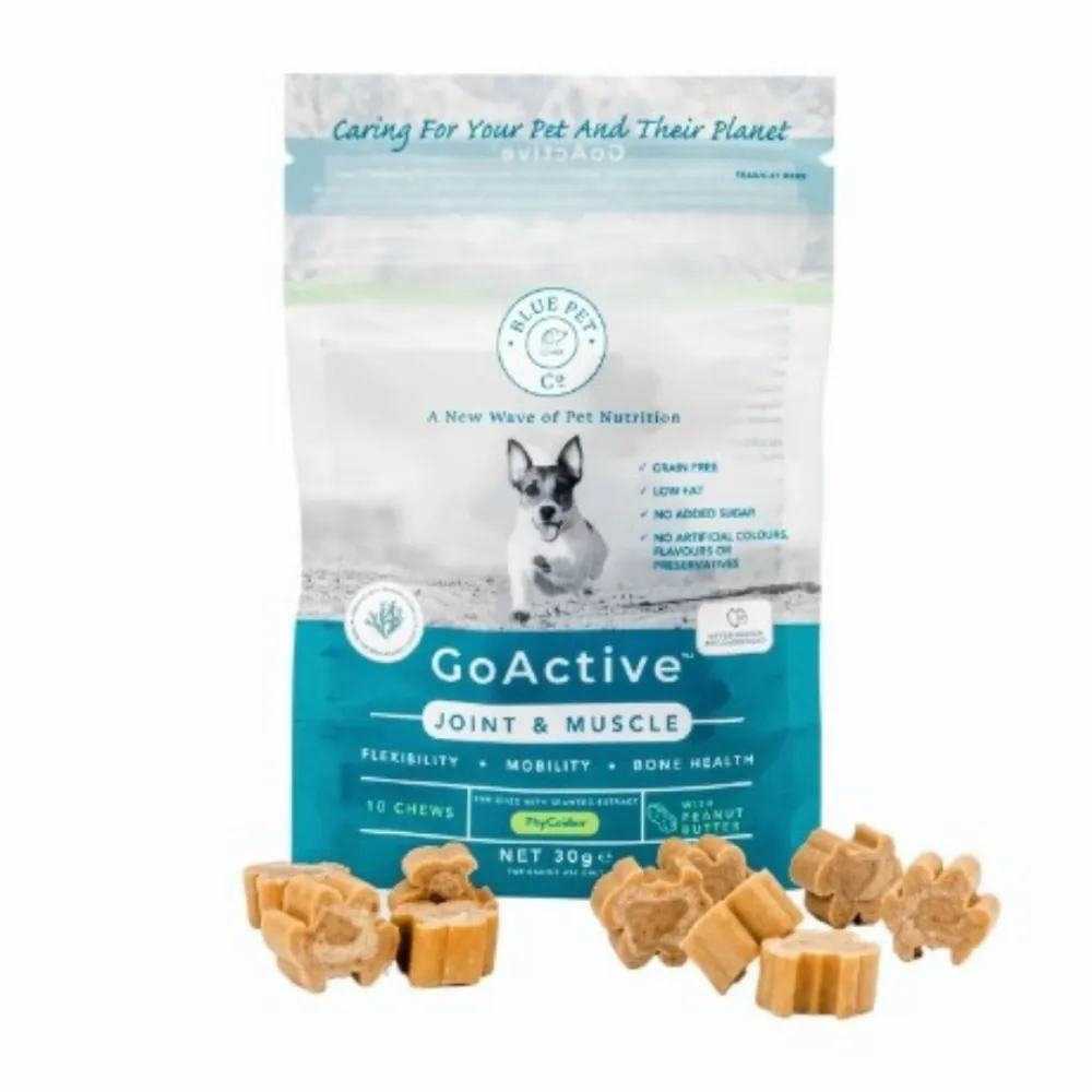 Blue Pet Co - GoActive Joint & Muscle Supplements For Dogs - Peanut Butter