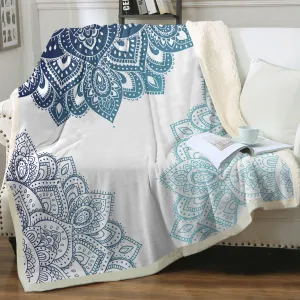 Bohemian Beach Soft Sherpa Blanket