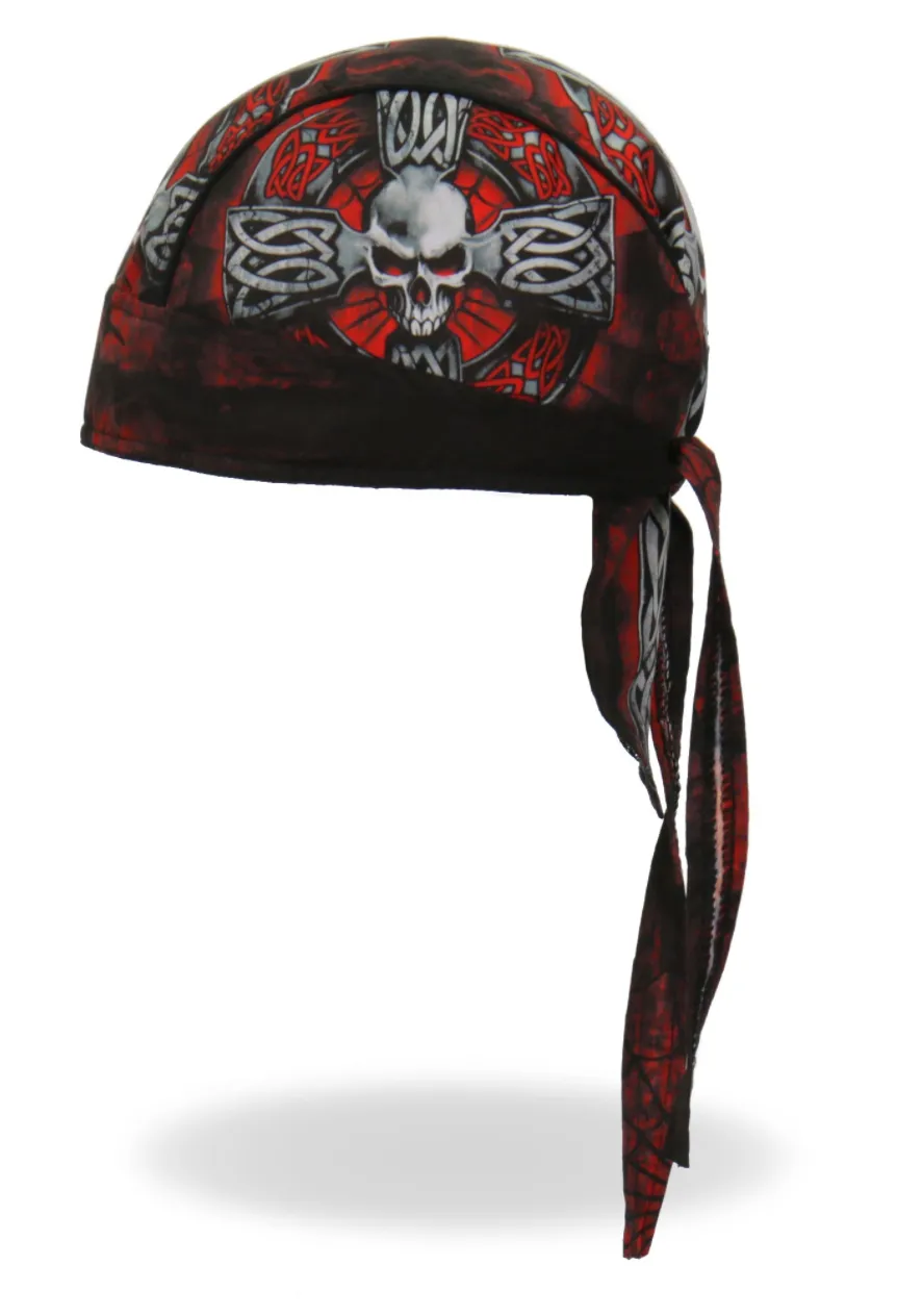 Celtic Cross Skull Pre-Tied Zandana - Bandana