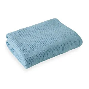 Clair de Lune Soft Cotton Cellular Cot Blanket