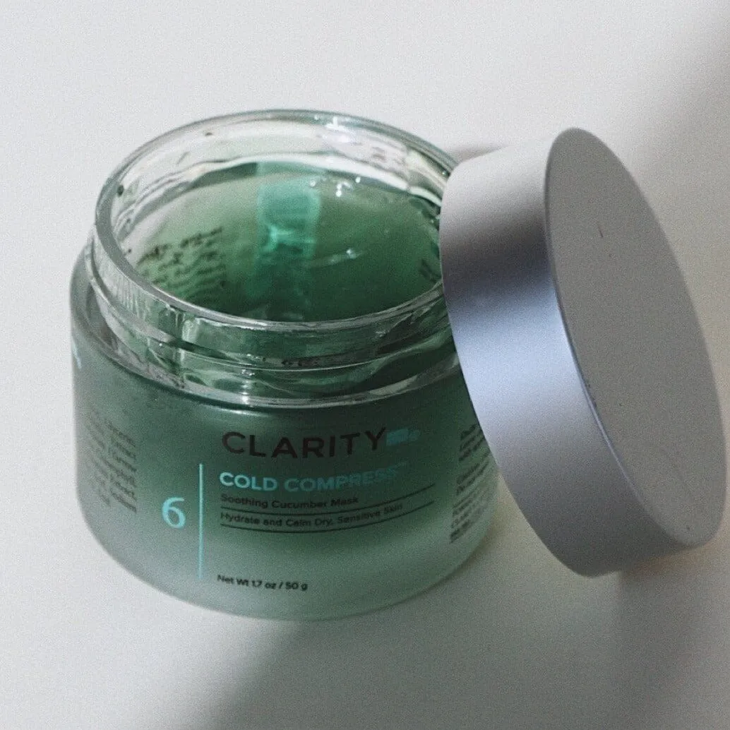 ClarityRx Cold Compress Soothing Cucumber Mask