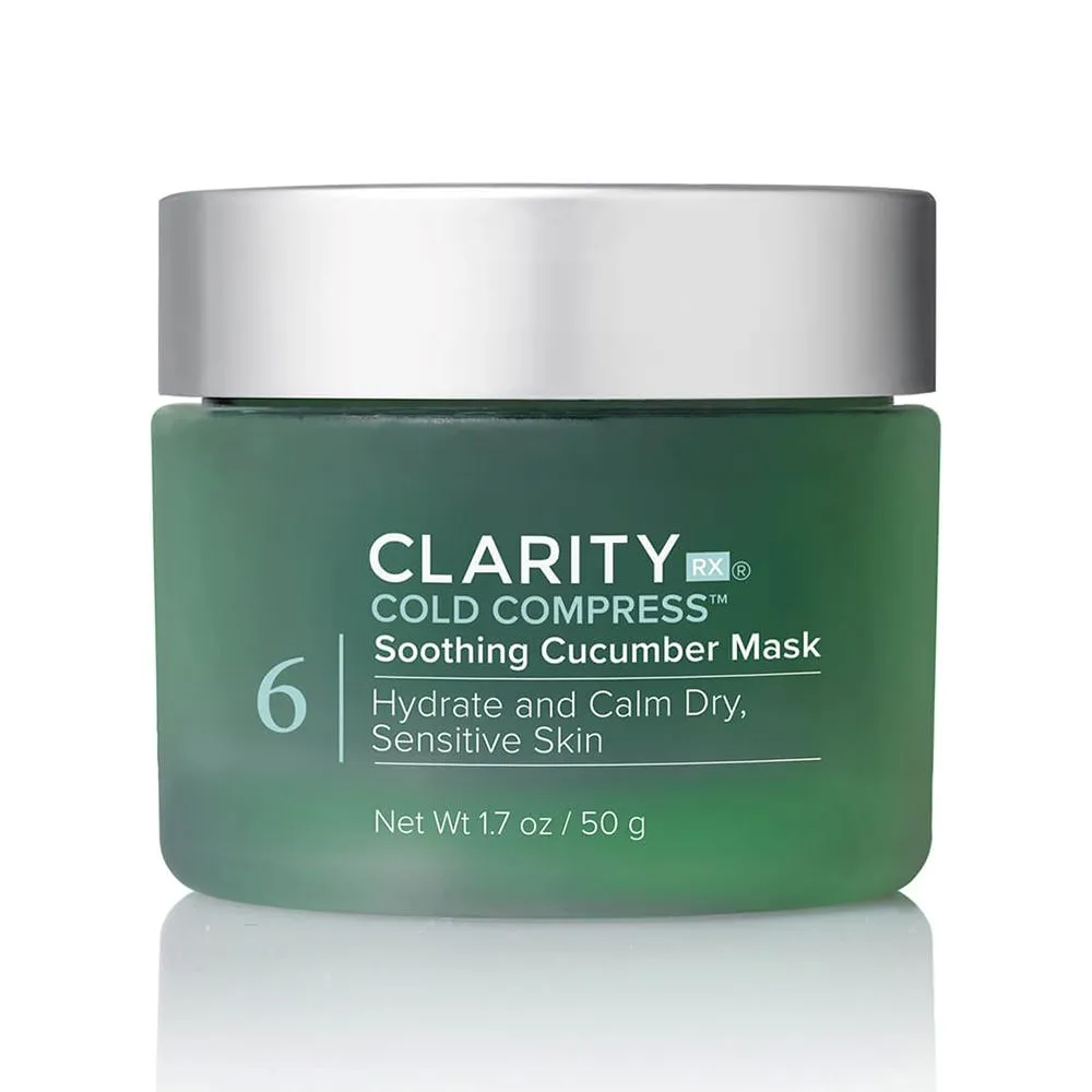 ClarityRx Cold Compress Soothing Cucumber Mask