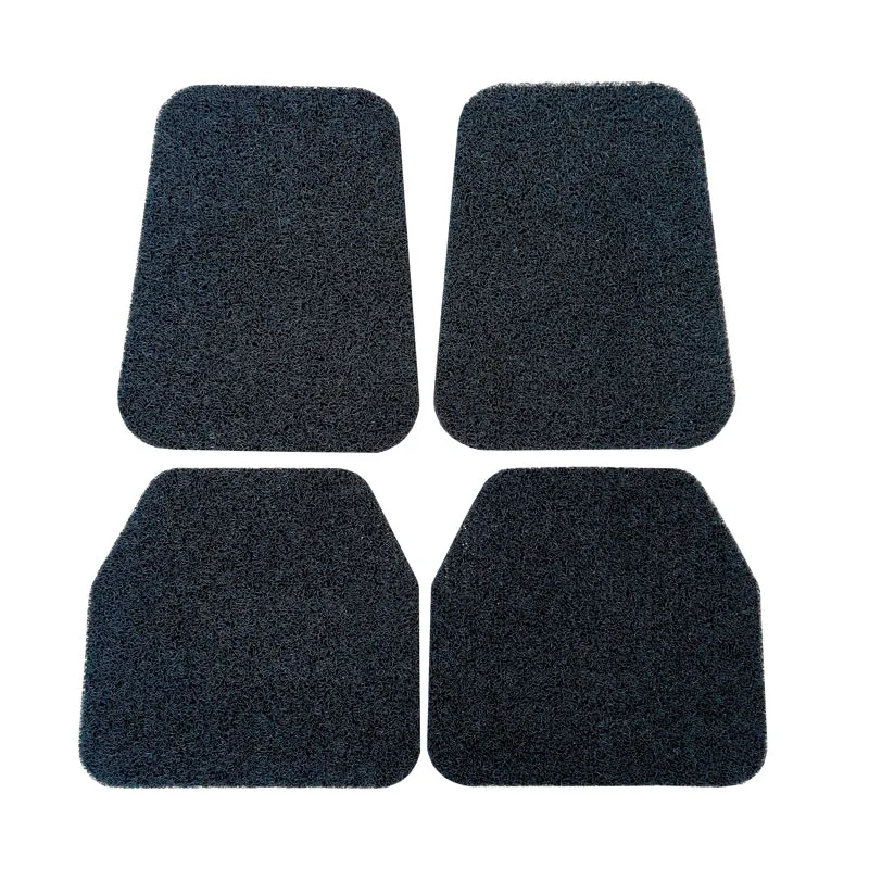 Custom Floor Mats Suits Audi A8 2009-On Front & Rear Rubber Composite PVC Coil