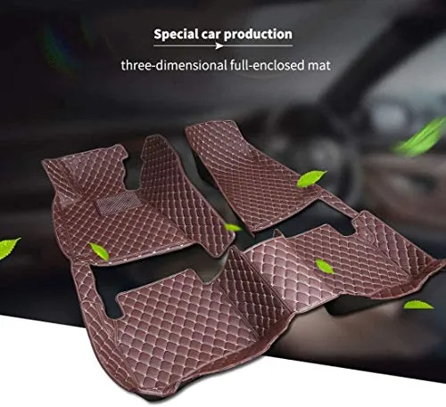 Customized Car Mats are Suitable for Volkswagen ID.4 CROZZ / 2021 Year Waterproof Lining Full Set of Environmentally Friendly Flooring (Blue,ID.4 CROZZ / 2021 Year)