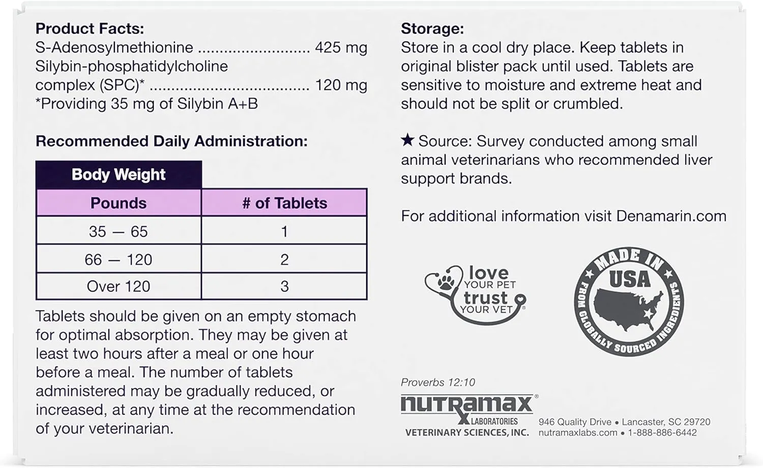 Denamarin Liver Health Stabilized Tablets