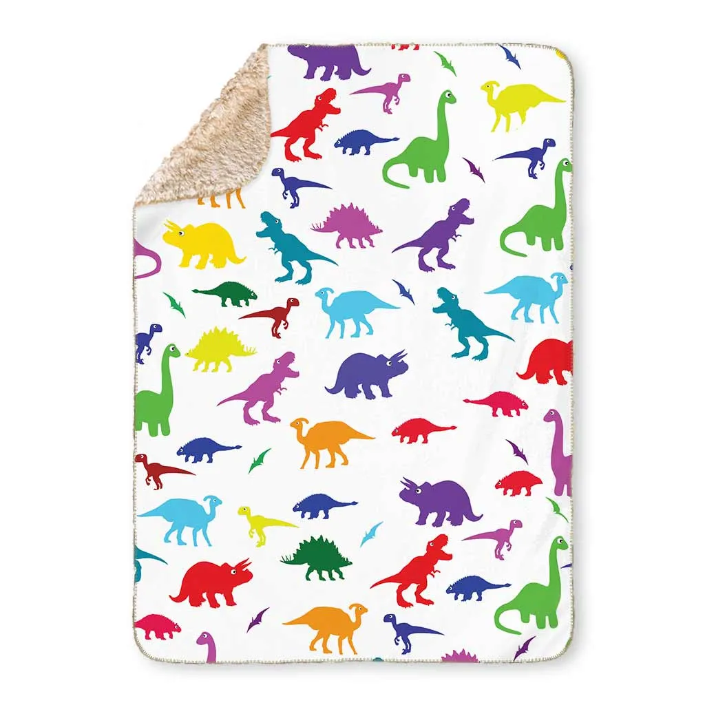 Dino Print Blankets