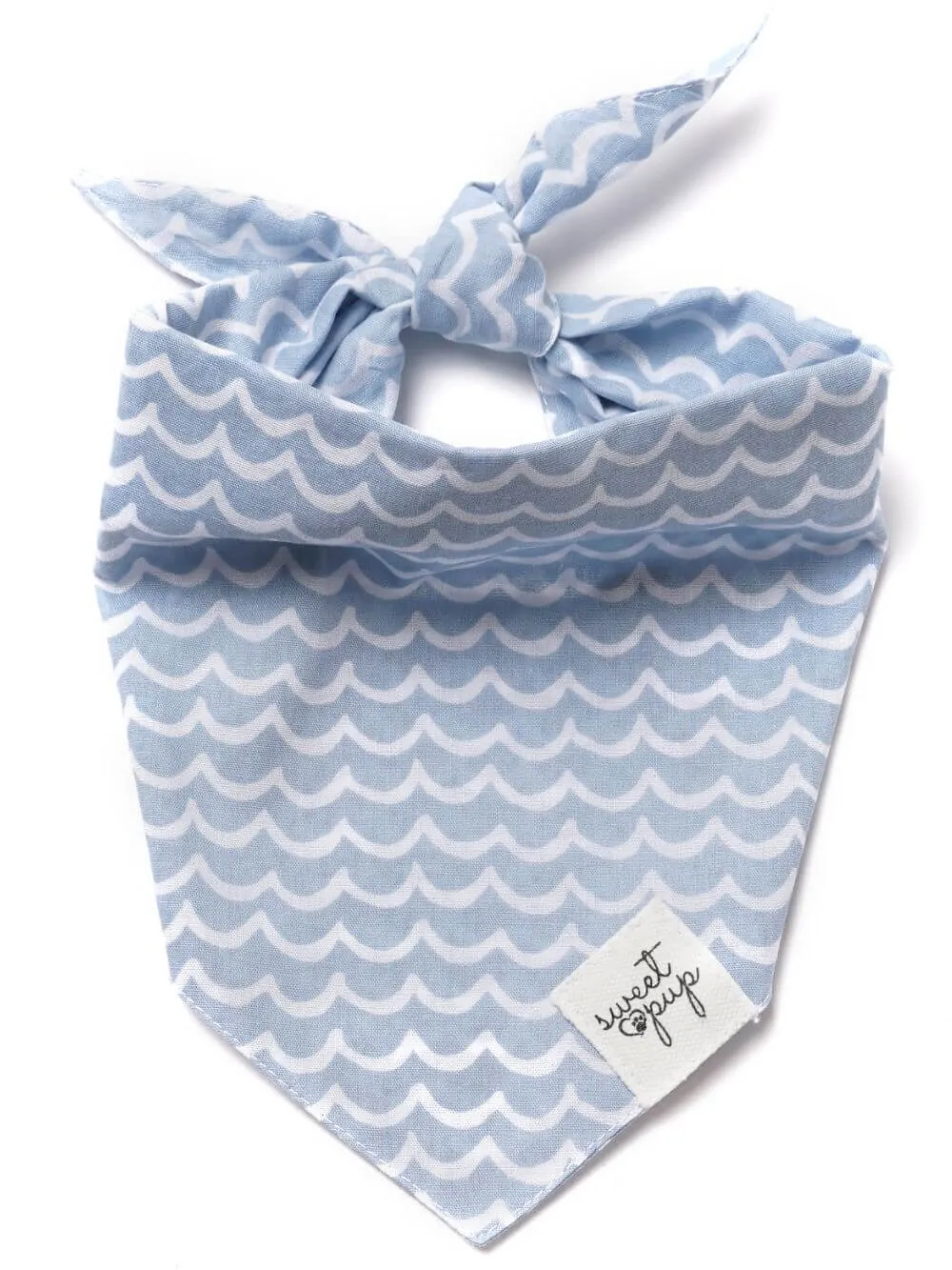 Dog Bandana - Perfect Wave Beach Blue