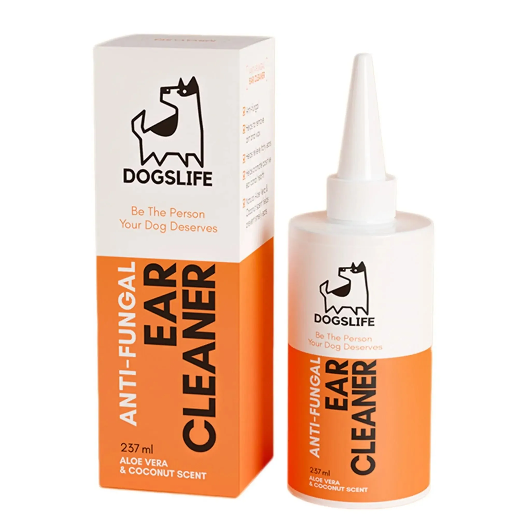 DOGSLIFE Anti-Fungal Ear Cleaner for Dogs - 237ml