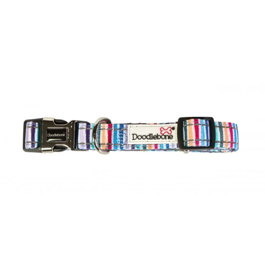 Doodlebone Padded Dog Collar - Stripes