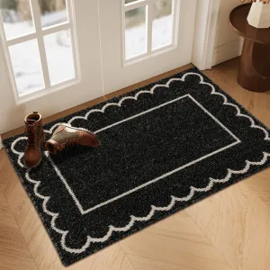 Door Mat Non Slip Black Frame