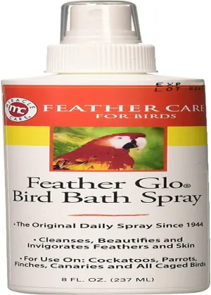 Feather  Feather Glo Bird Bath Spray, 8-Ounce