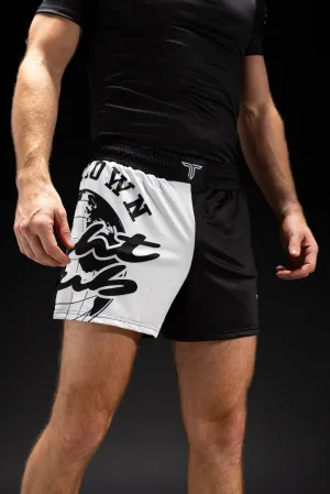 Fight Club Globe Fight Shorts (5"&7“ Inseam) - Black