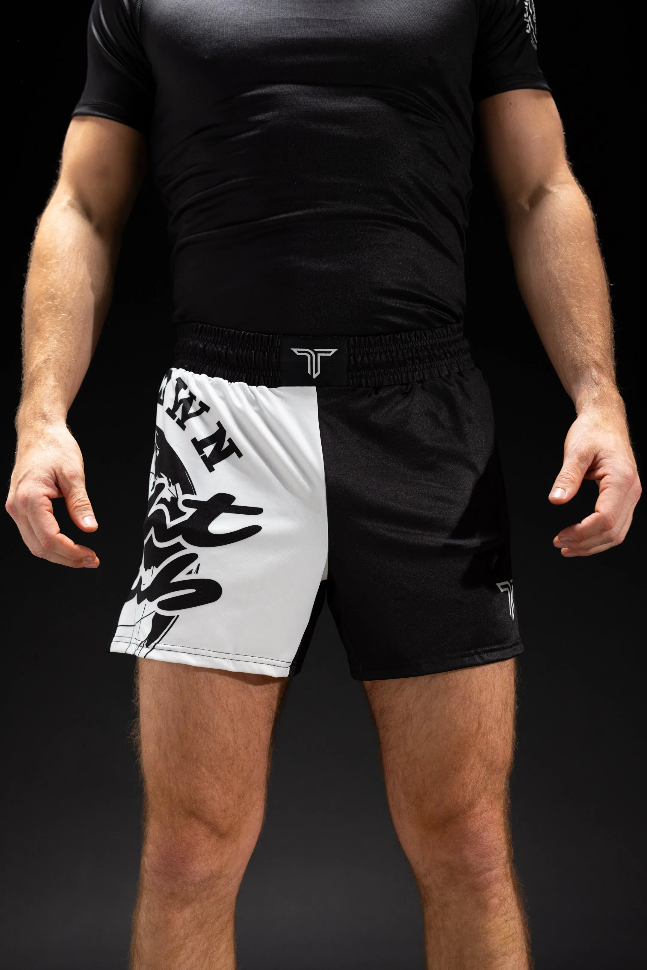 Fight Club Globe Fight Shorts (5"&7“ Inseam) - Black