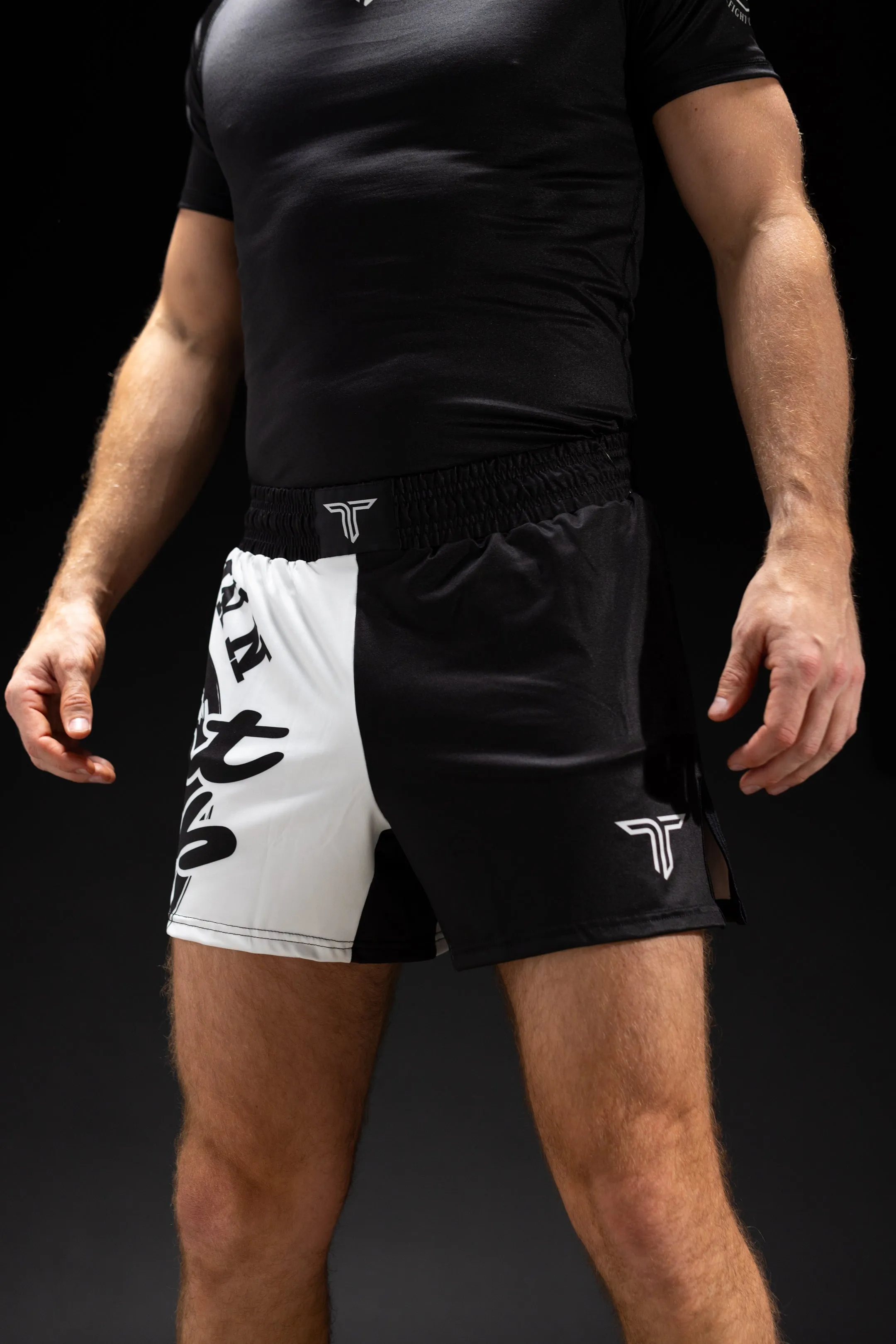 Fight Club Globe Fight Shorts (5"&7“ Inseam) - Black