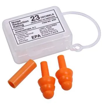 GI Type Silicon Earplugs