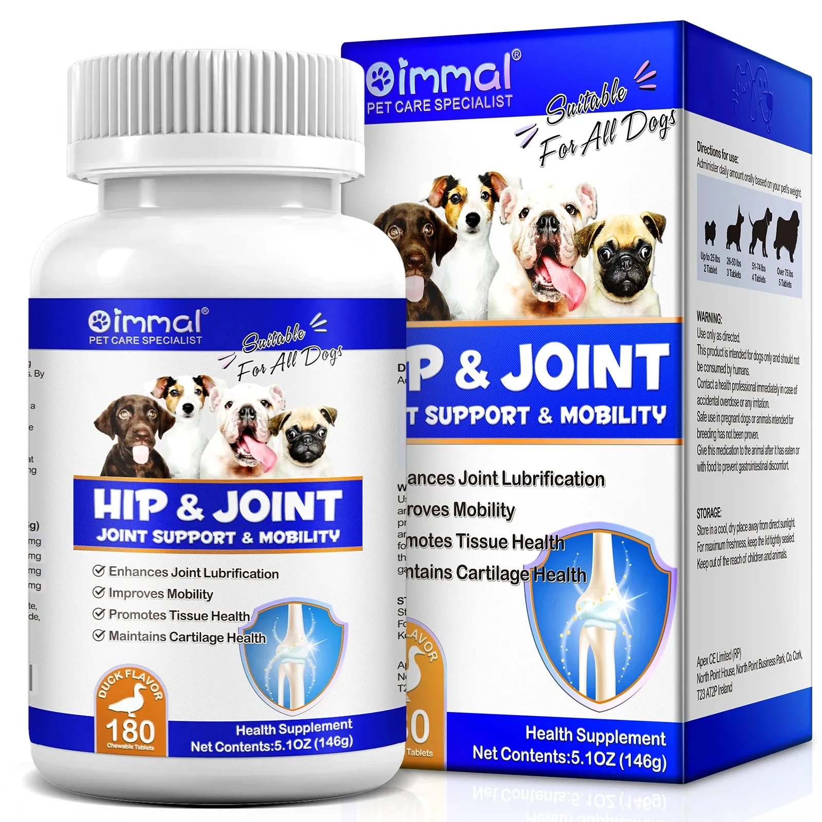 Hip and Joint Supplement Nourishing Support for Your Canine Companions Mobility and Flexibility Support Joint Health for Dogs