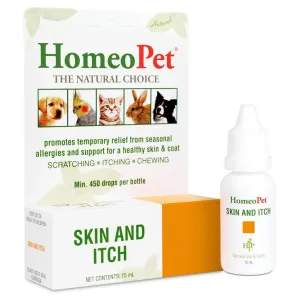 HomeoPet Skin & Itch Relief For Cats & Dogs (15 ml)