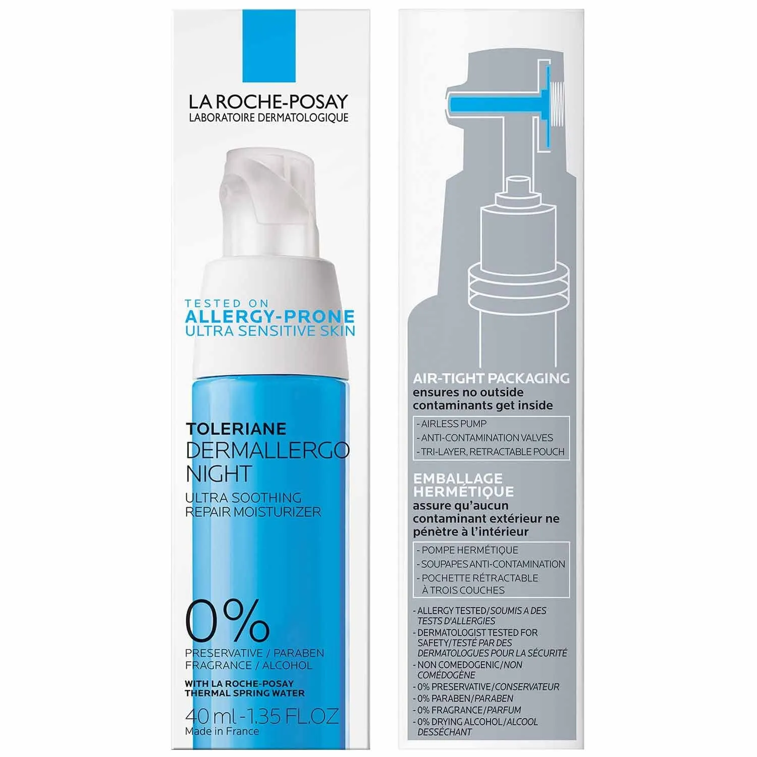 La Roche-Posay Toleriane Dermallergo Night Cream 40 ml