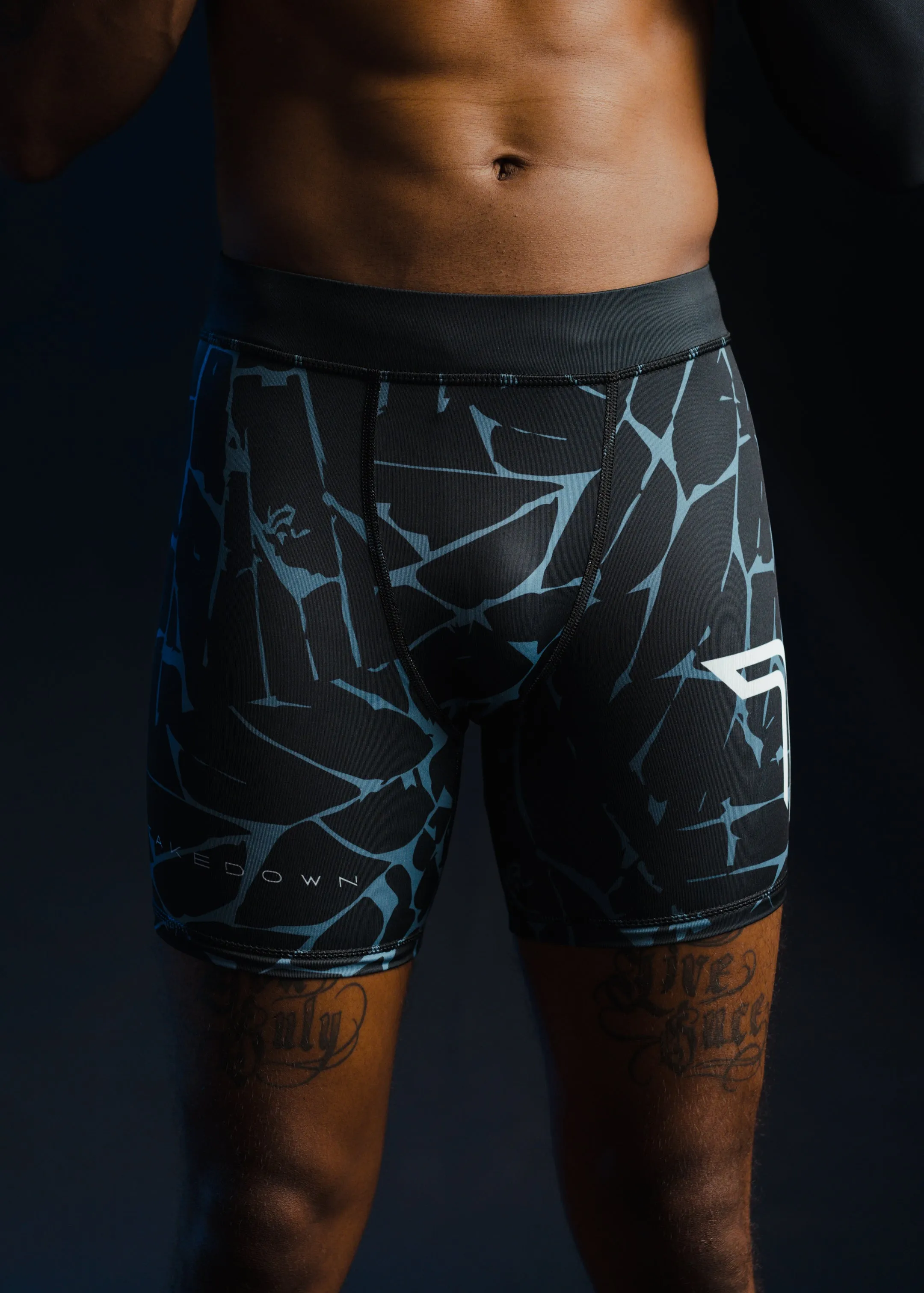 Magma Compression Shorts - Blue Steel