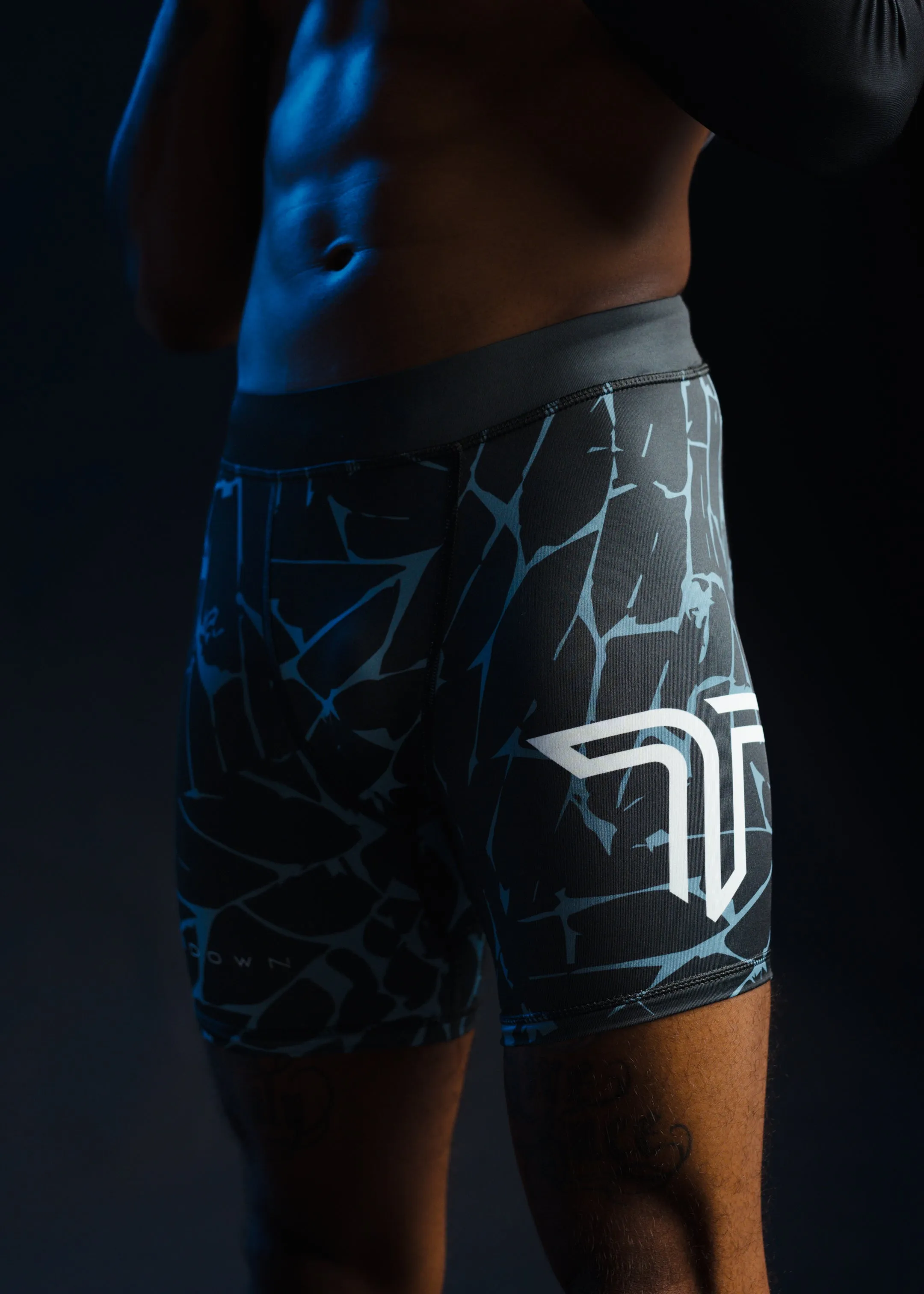 Magma Compression Shorts - Blue Steel