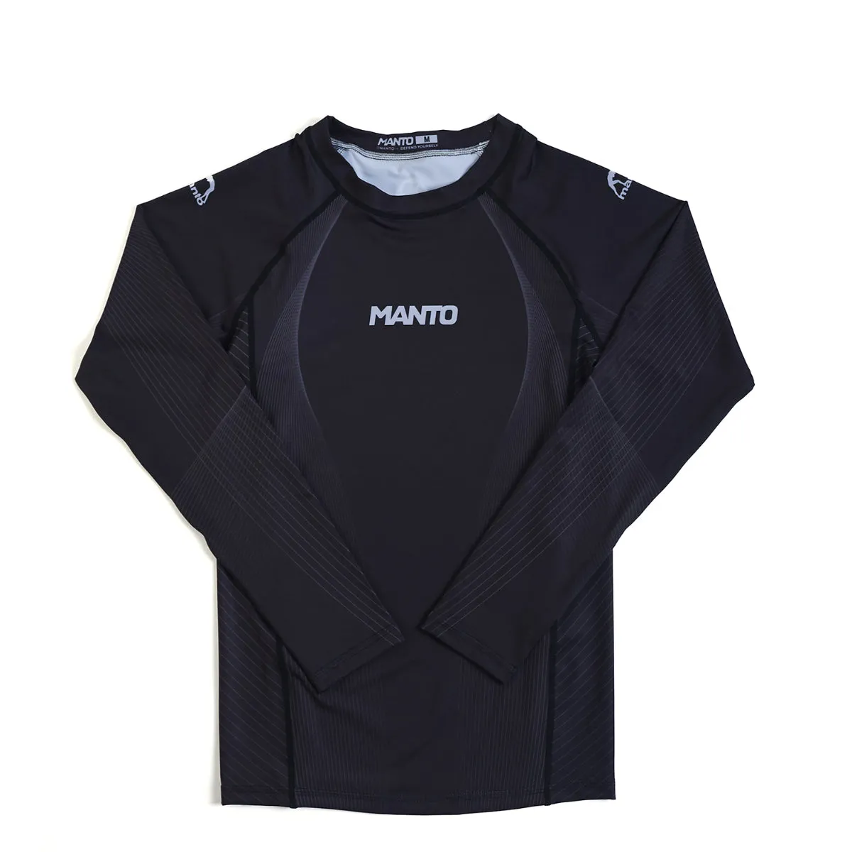 Manto Flow Long Sleeve Rash Guard Black