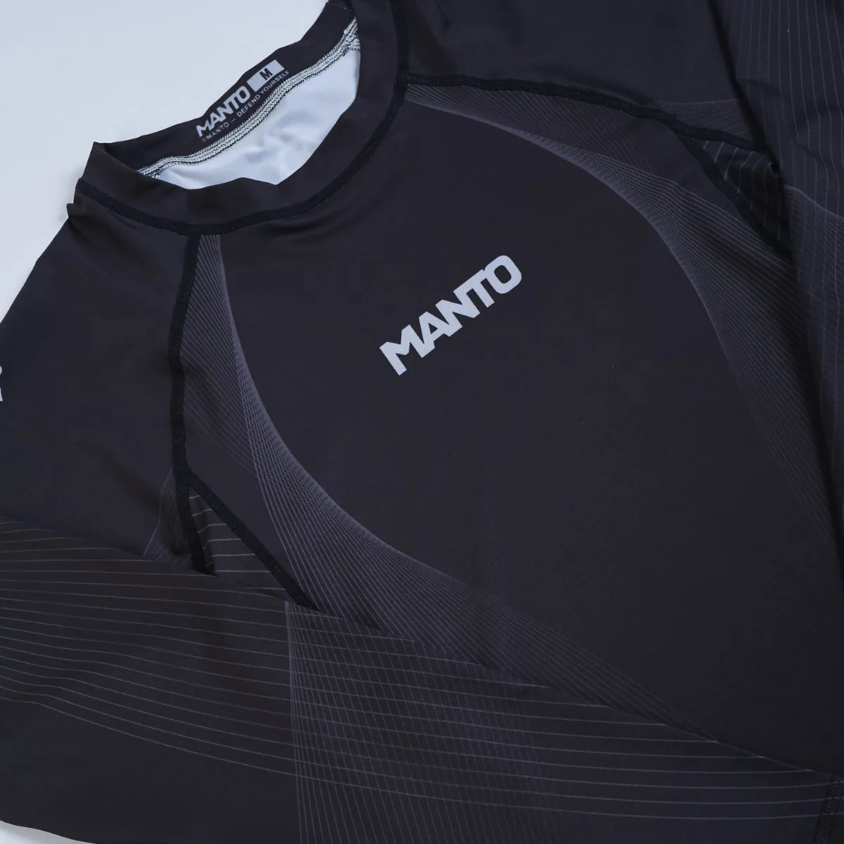 Manto Flow Long Sleeve Rash Guard Black