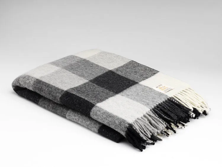 McNutt Gray Check Blanket