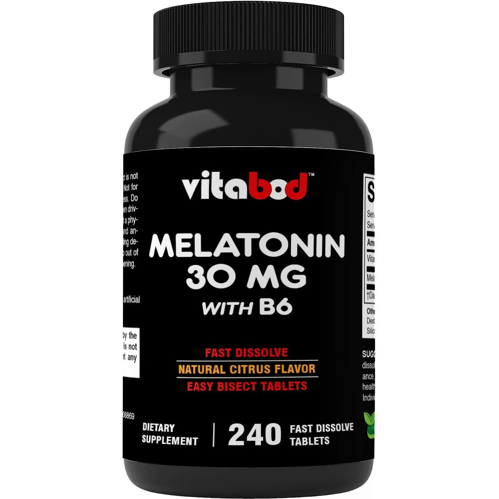 Melatonin with vitamin B6 Vitabod, 30 mg, 240 tablets