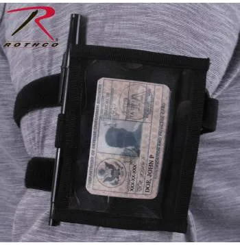 Military Style Armband ID Holder