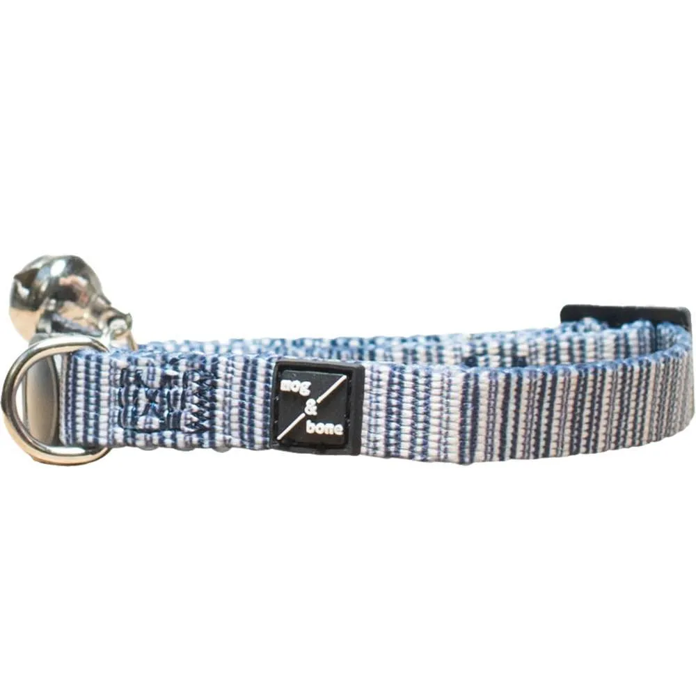 Mog & Bone Cat Collar - Chambray Stripe