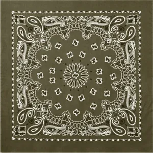 Olive Drab - Trainmen Bandana 22 in. x 22 in.