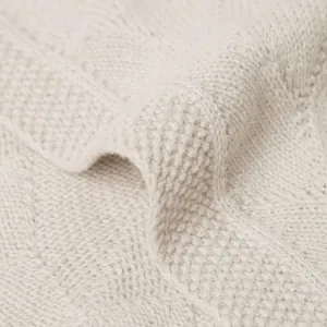 Organic Baby Shell Knit Blanket - Nougat