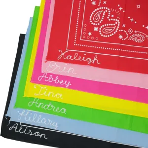 Personalized Bandanas