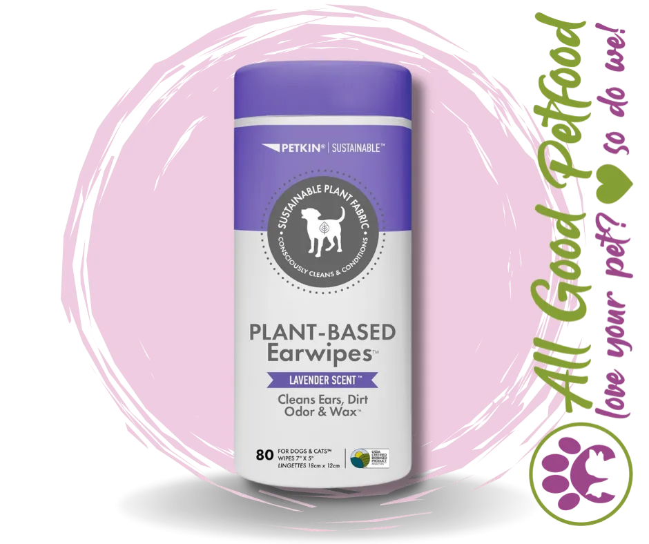 Petkin Plant Based Ear Wipes Lavender 80pk