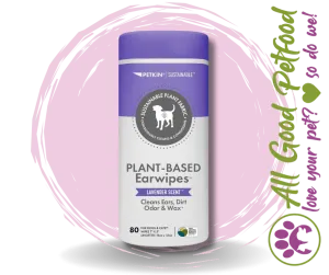 Petkin Plant Based Ear Wipes Lavender 80pk