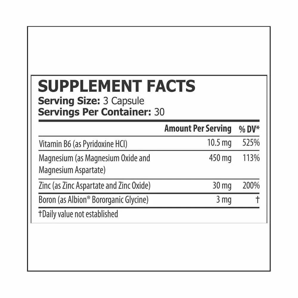 Pole Nutrition ZMA, 90 capsules