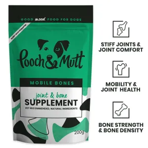 Pooch & Mutt Mobile Bones Supplement for Dogs