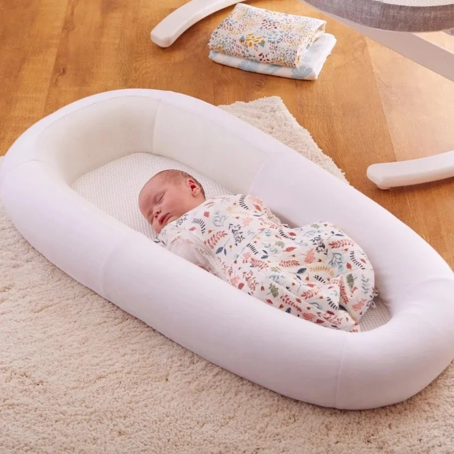 Purflo Sleep Tight Baby Bed - Soft White